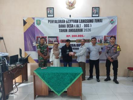 PENYALURAN BLT-DD BULAN JANUARI- MARET TA 2026